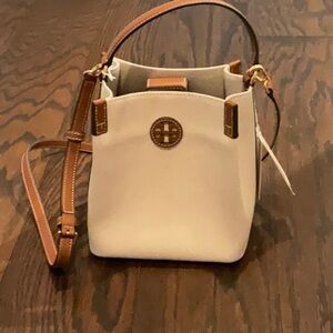 Tory Burch Blake canvas bucket bag NWT